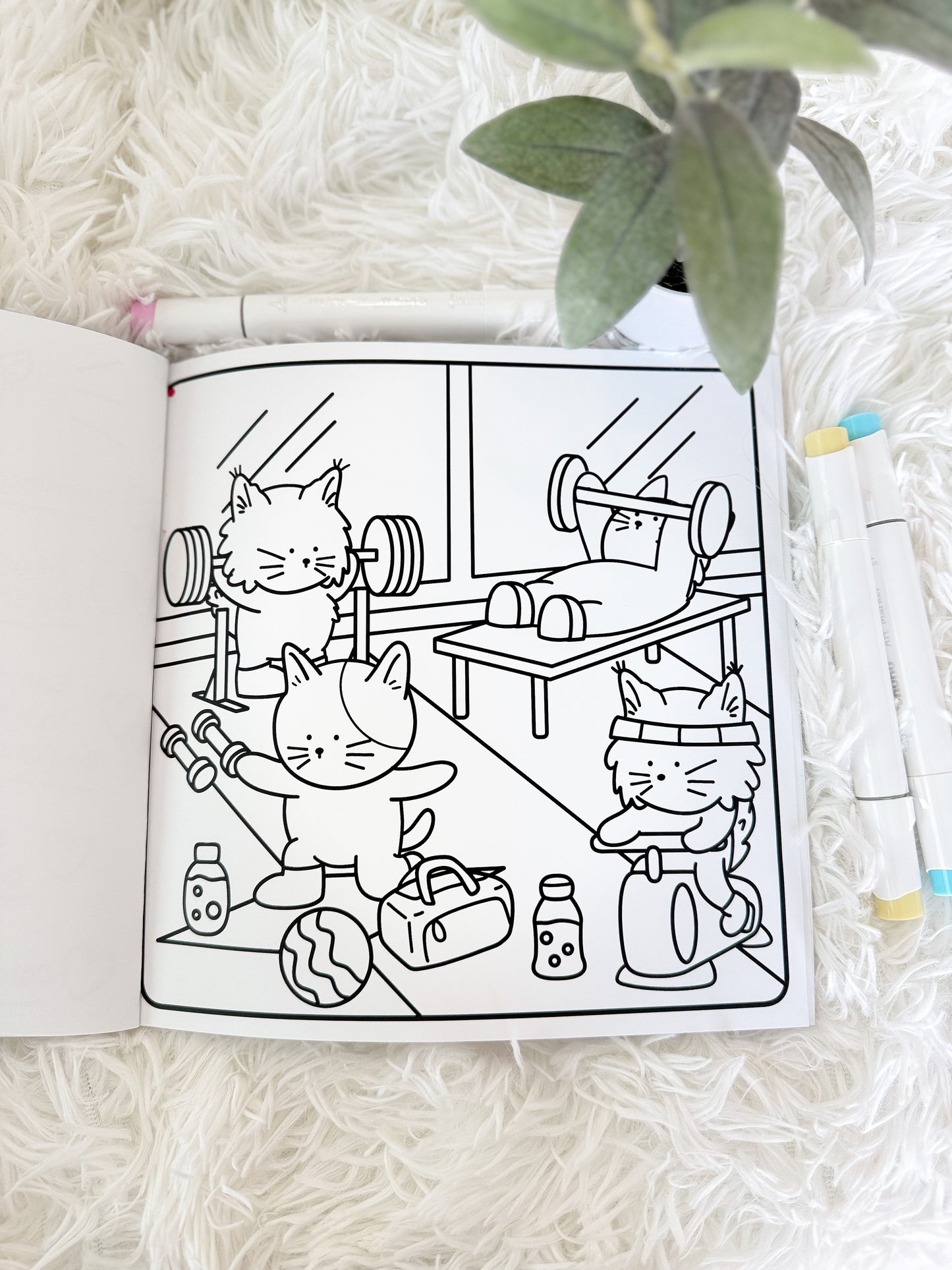 Purrfect Buddies Coloring Book (Volume 1 )