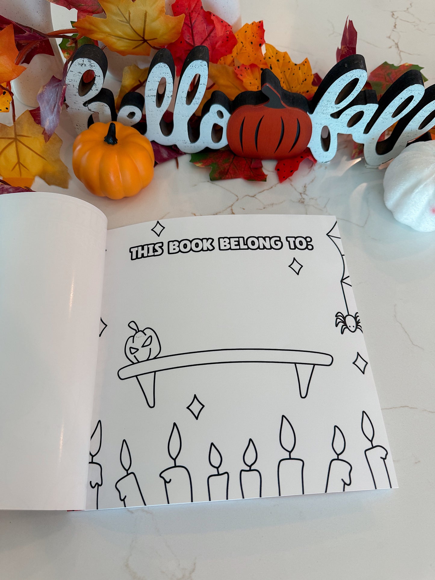 Purrfect Buddies Fall/Halloween Coloring Book 🎃👻🍂🍁